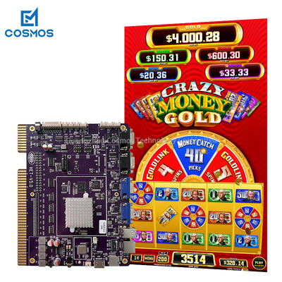 Coin Pusher Buttons Arcade Machine Board Slot Touch Screen Crazy Money Gold