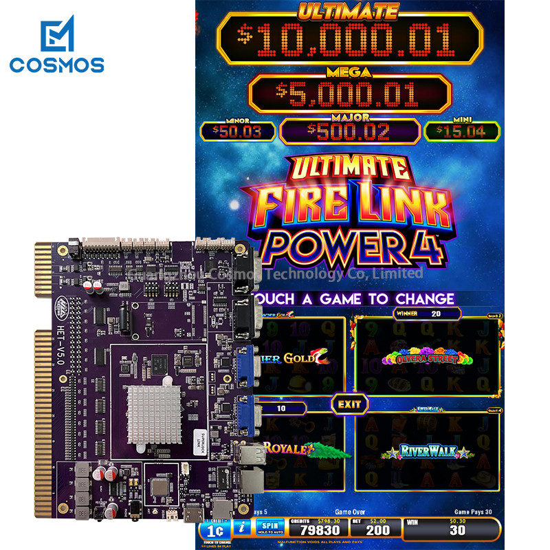 Customize Table Slot Machine Boards Arcade  Fire Link Power 4